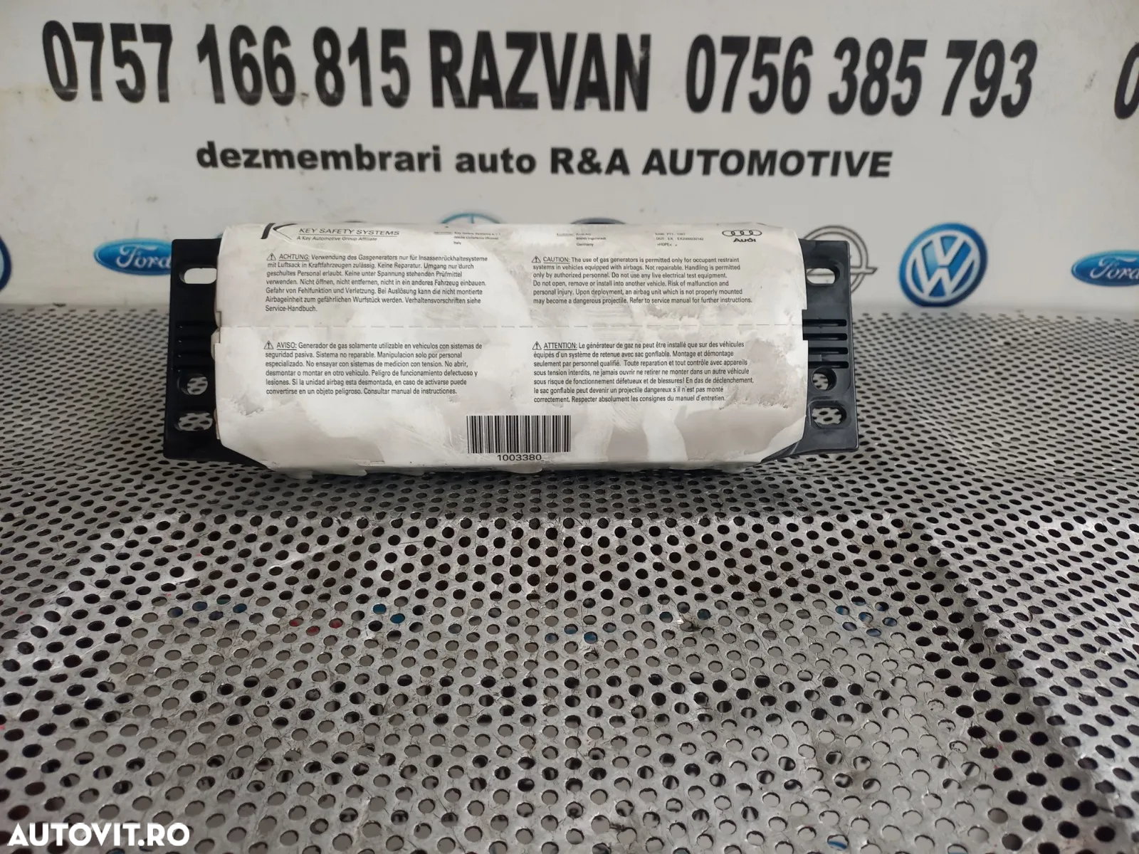 Airbag Pasager Audi Q7 4L An 2006-2007-2008-2009-2010-2011-2012-2013-2014-2015 - Dezmembrari Arad - 3
