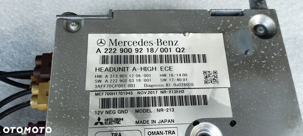 MERCEDES s222 w222 c217 x222 maybach MODUŁ NAVI NAWIGACJA - 3