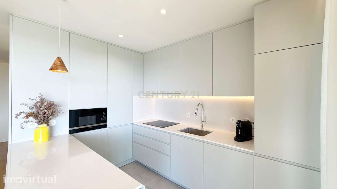 Apartamento T3 novo - Vista Mar | Condomínio Le Parc - Canidelo /Vila - Grande imagem: 3/32