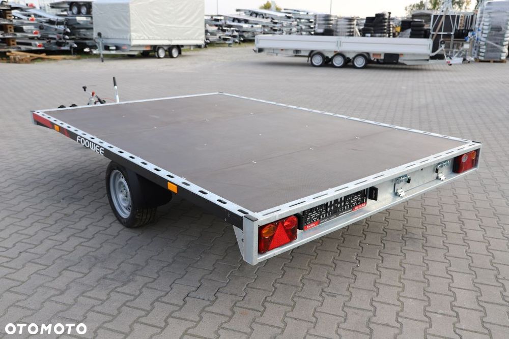 Inny Platforma FOOWEE 3.2x2.2 do transportu dwóch quadów, buggy DMC 1300kg, Podjazdy 2.4m alu - 3