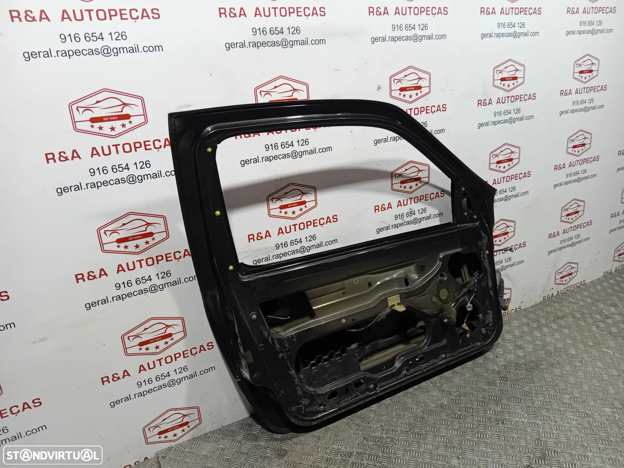 Porta Esquerda Renault Clio 2 II Preto Original - 6