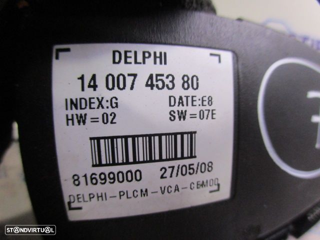 Modulo  1400745380 CITROEN C8 2008 2.0HDI 120CV 5P PRETO Módulo Da Porta De Correr - 4