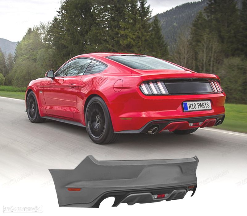 PÁRA-CHOQUES TRASEIRO FORD MUSTANG 14- - 1