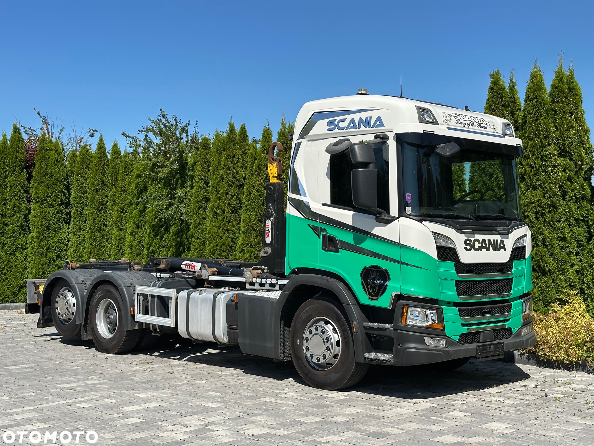Scania / G450 / 6X2 / HAKOWIEC / HYVA 22.60.SK  / Oś-SKRĘTNA-PODNOSZONA / - 17