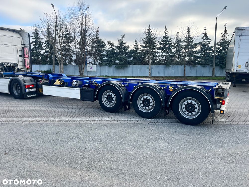 Schmitz Cargobull SCB / Podkontenerowa / pod kontenerowa / 20" 2x20" 40" / super stan / opony 70% / 2 osie podnoszone / mało używana - 2