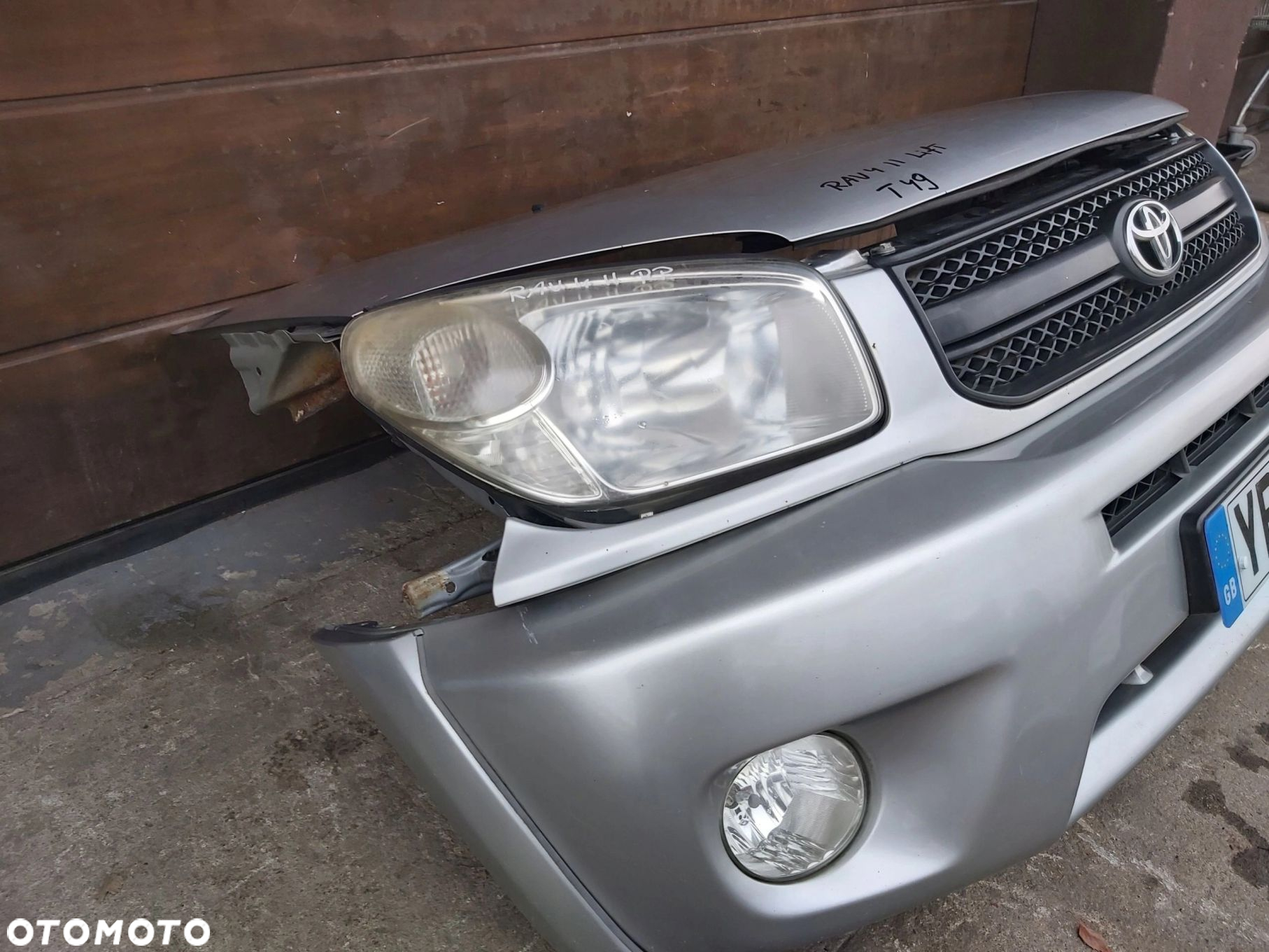 Toyota Rav4 II LIFT kompletny przód zderzak maska grill 2,0 vvti - 4