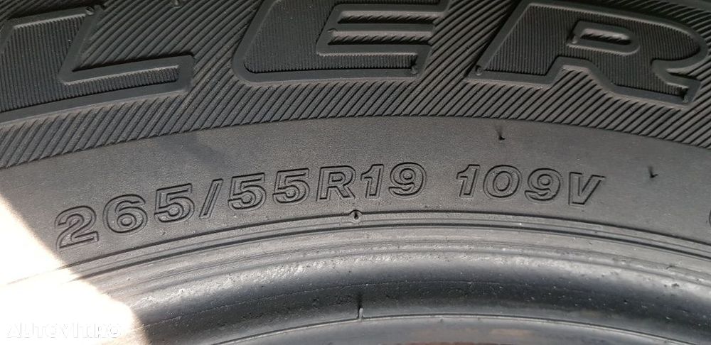 Anvelope 2x265 55 19 brigestone m+s dot 22 mm 5.3 - 5