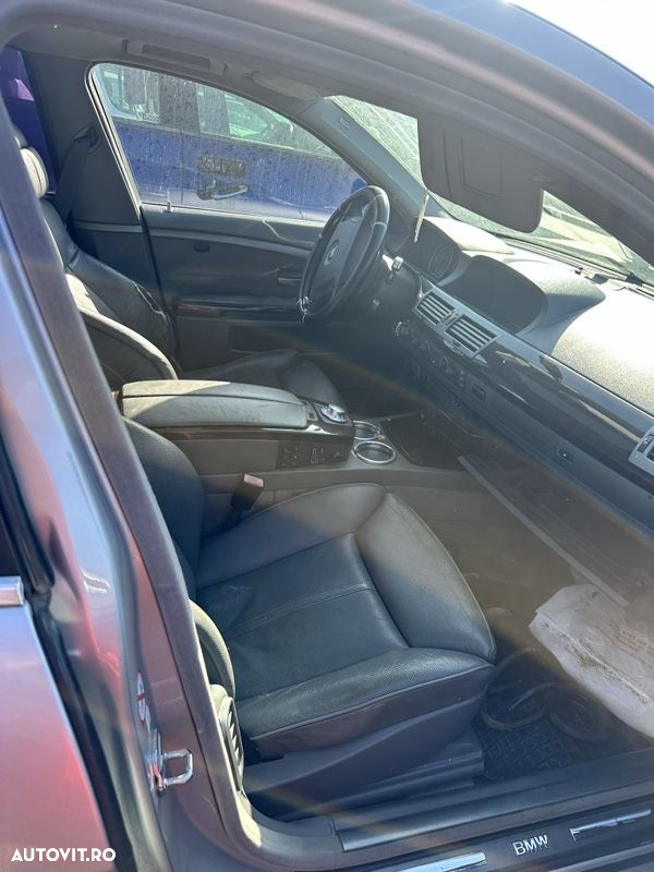 dezmembrări bmw e65 e66 745d 745i 760li 735i 730d 2006 cutie 6hp32 motor n62  m67D44 330hp v8 diesel 2005-2009 interior crem cu ventilație etc - 9