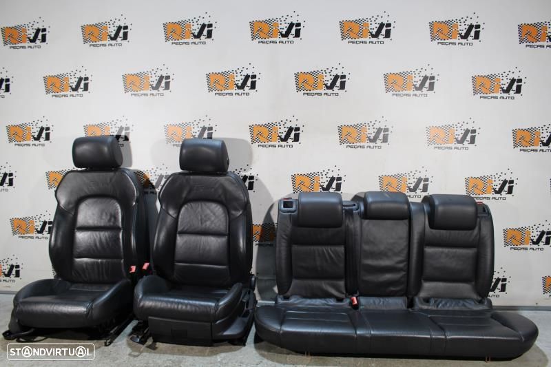 Bancos Audi A3 8P SLine em Pele SportBack com Quartelas - 1