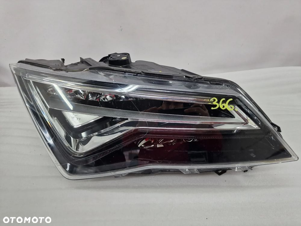 SEAT ATECA 576 16- PRAWA LAMPA PRZEDNIA PRZÓD FULL LED , NR 576941008D , NR AUKCJI LA366 - 1