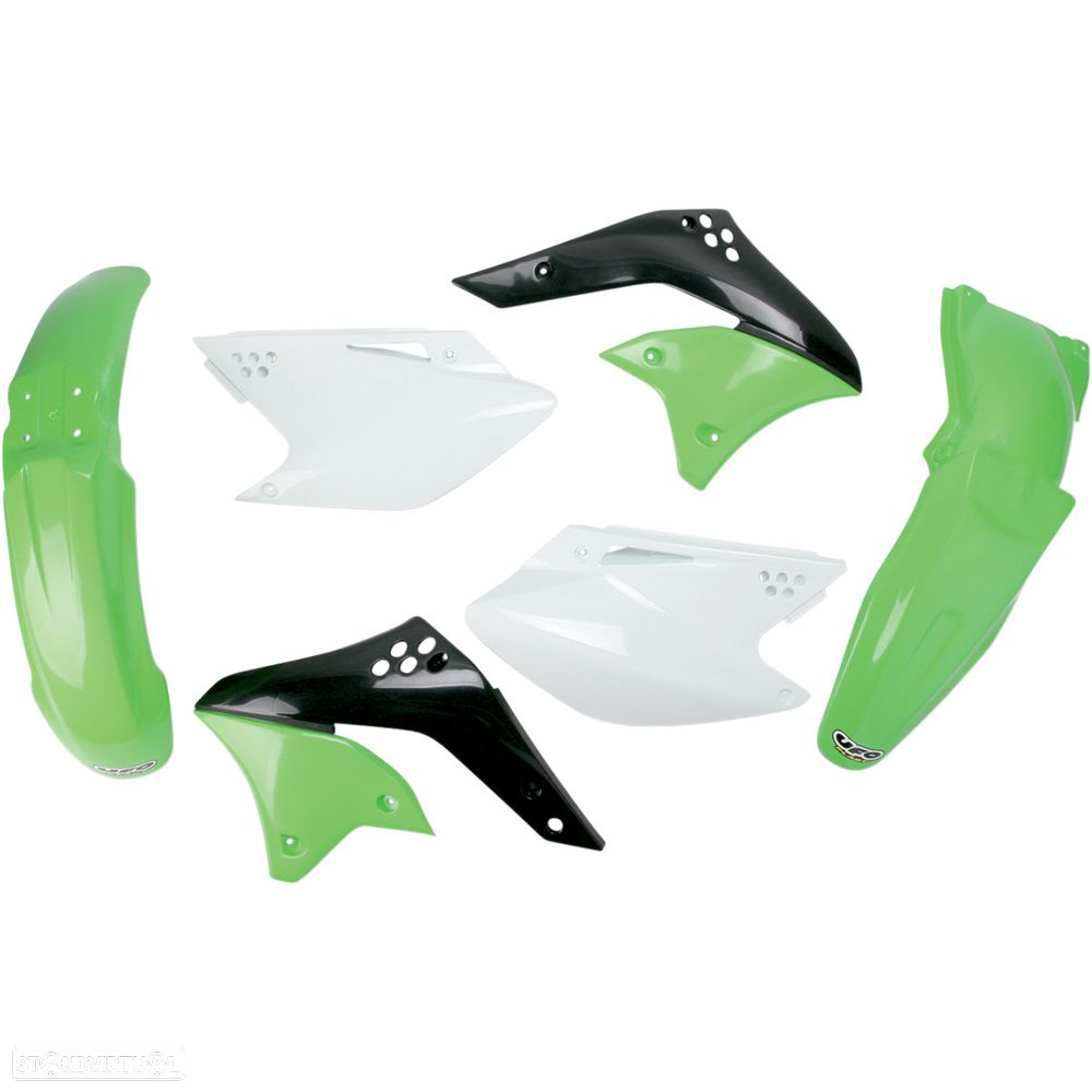 kit plasticos ufo kawasaki kx 250f - kakit204-999 - 1