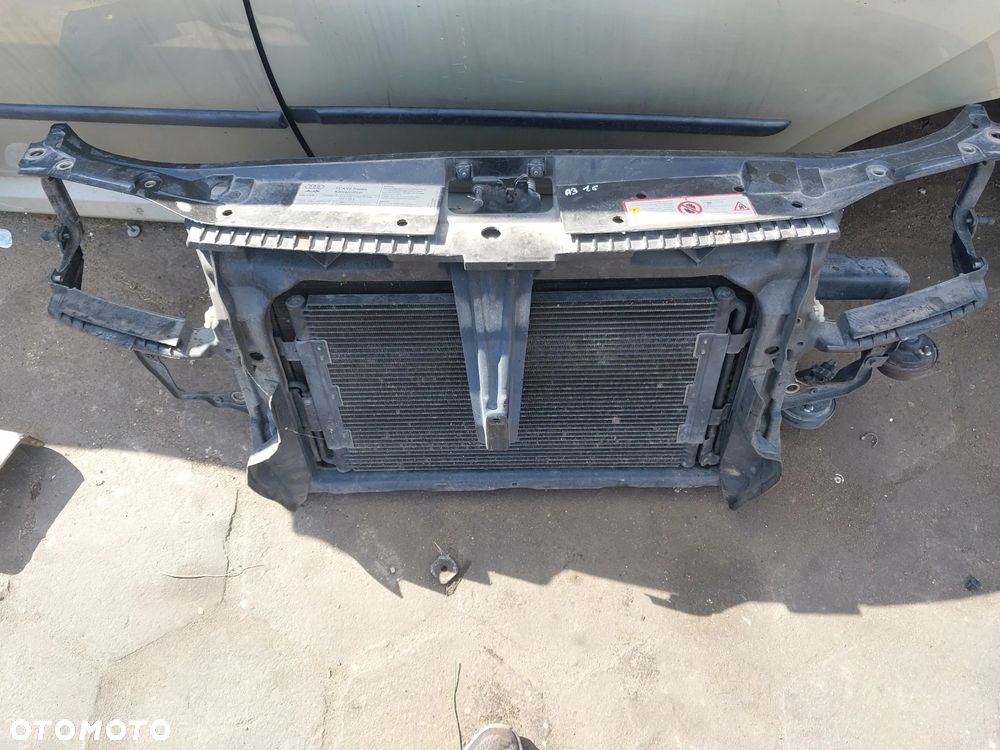 Pas przedni wzmocnienie czołowe chłodnice Audi A3 8L KOMPLETNY przed liftem 1.6 1.8 1.9 dolot powietrza - 2