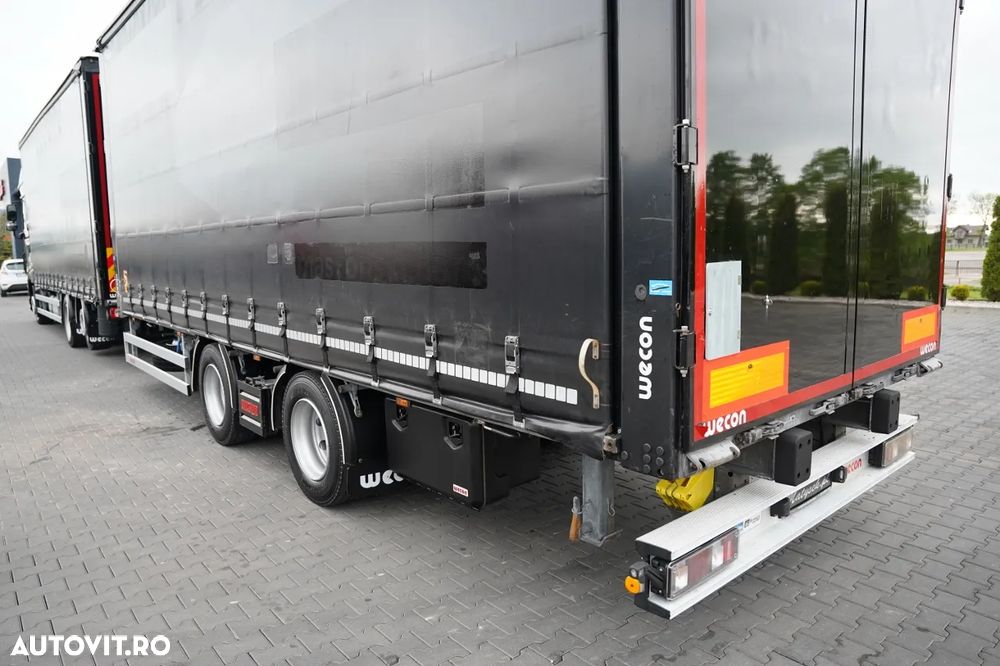 DAF XF 480 / COMBINAȚIE TANDEM 120 M3 / TRANSITION / I-PARK COOL / 7.7 M + 7.7 M / WECON / 2022 / - 12