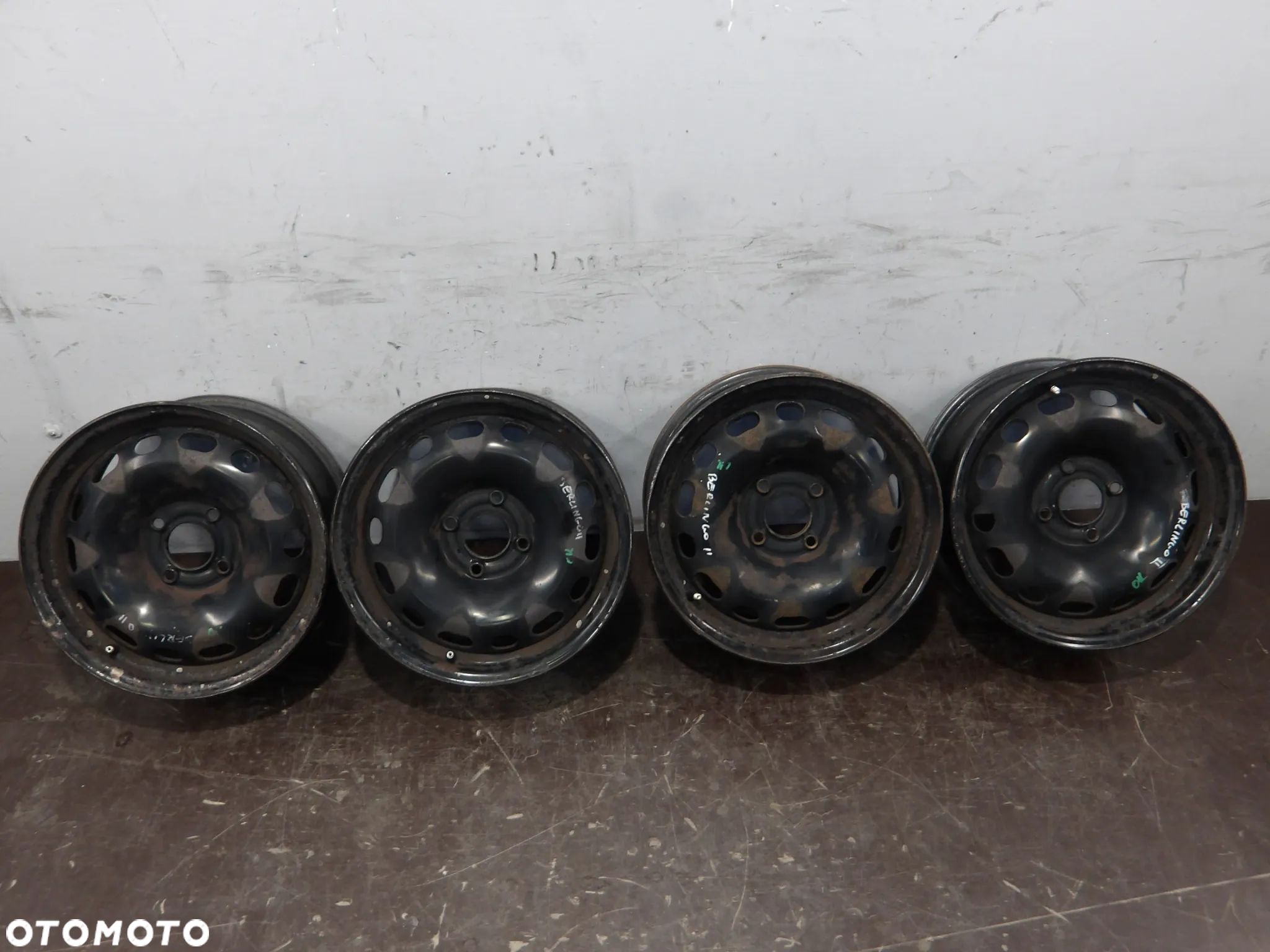 CITROEN BERLINGO II LIFT 12-18 1.6B FELGI STALOWE STALÓWKI 4x108 6.5J ET26 R16 - 1