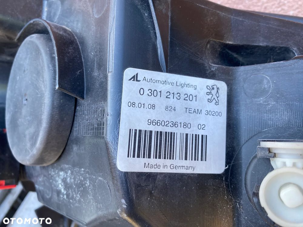 lampa peugeot 407 lewa europa cała - 3