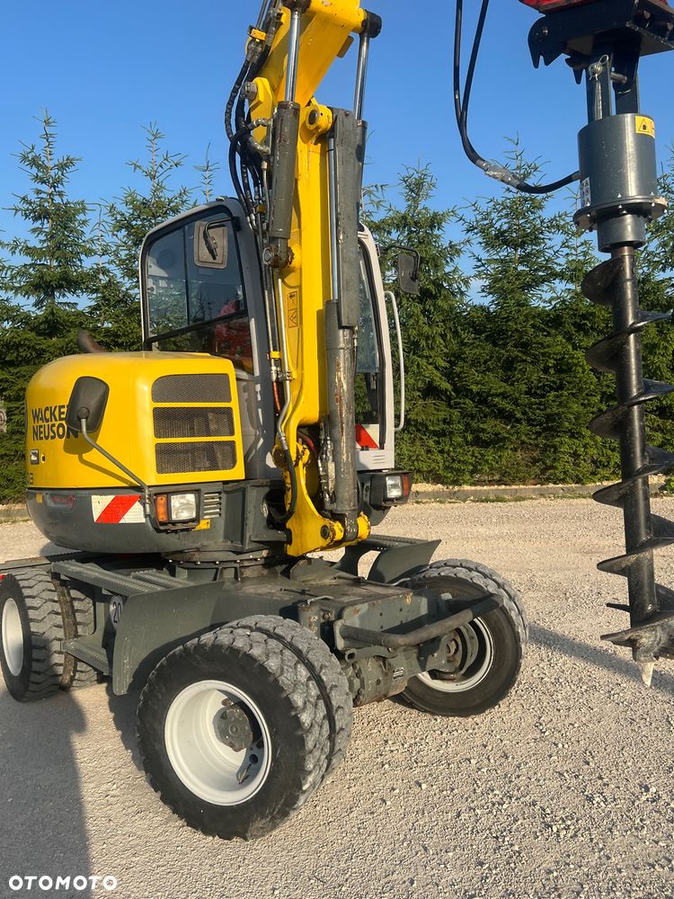 Wacker Neuson Koparka Kołowa 6 TON Wacker NEUSON 6503 -2 Pług Ramię Long 3 Łamane POWERTILT Lenhoff Klimatyzacja łyżki przedsiębierne MS03 6503 ew65 wiertnica łuparka widły grabie - 22