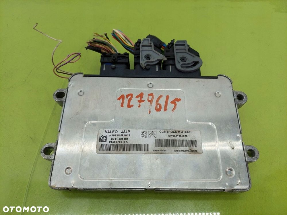 Komputer sterownik silnika Citroen C3 I 1,1 8V 02-09 ROK SW9661961280 - 4