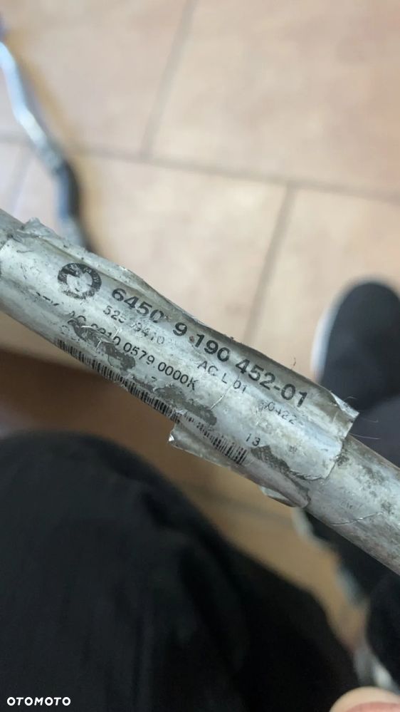 PRZEWÓD KLIMATYZACJI BMW 9190452 E90,E91,E92,E93 N57 - 2
