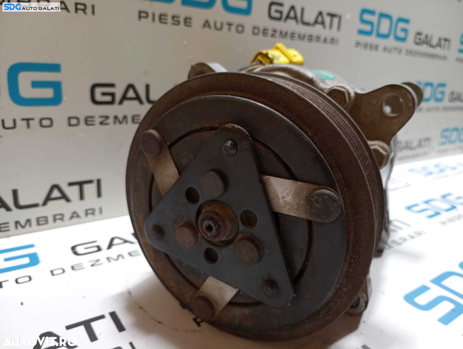 Compresor AC Aer Conditionat Clima Peugeot 307 2.0 HDI 2001 - 2008 Cod SD6VRC [M6890] - 4