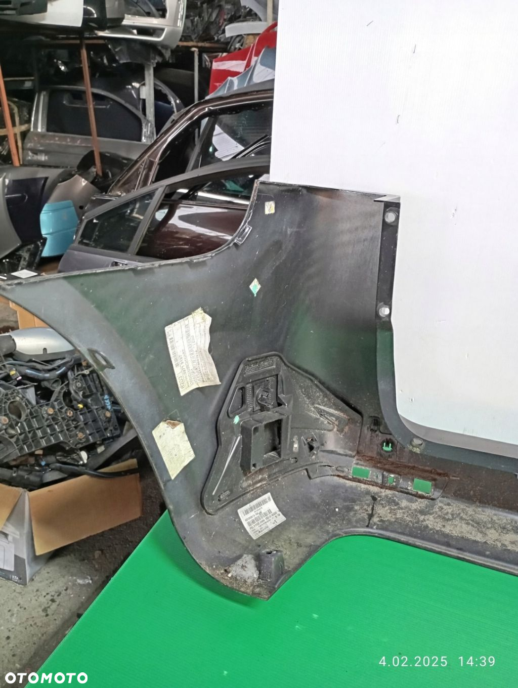 ZDERZAK TYŁ TYLNY MERCEDES VITO W447 A4478851825 6 PDC POD DRZWI - 4