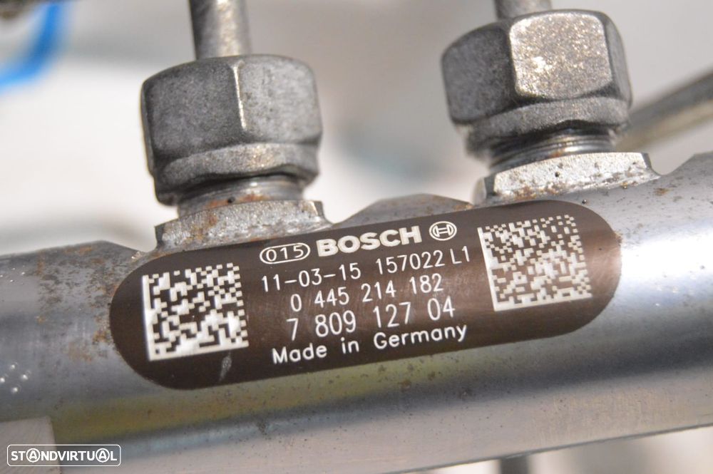 Régua Alta Pressão Common Rail BMW N47D20 7809127 Bosch 0445214182 - 4