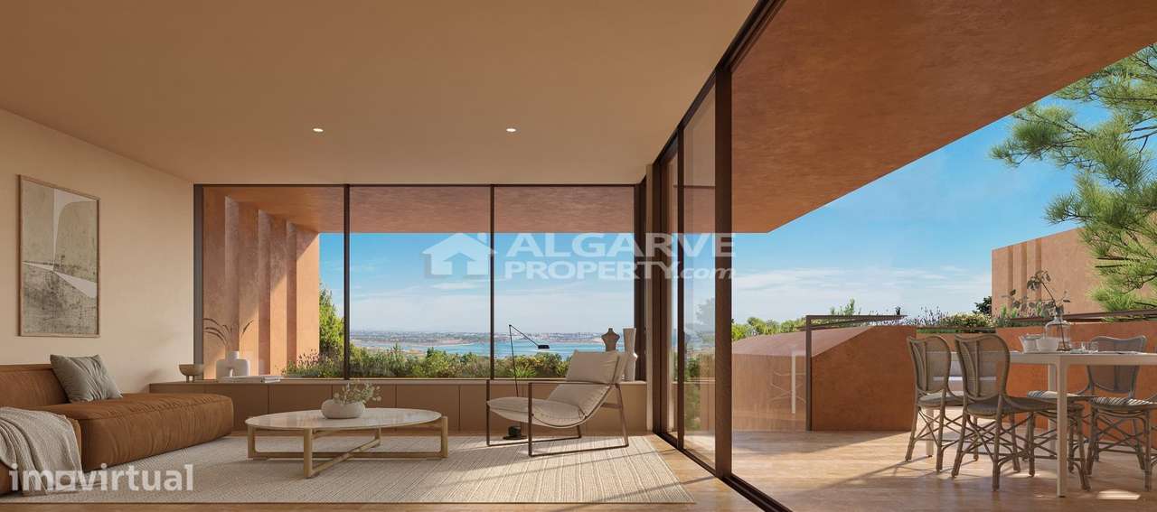 Apartamento Duplex de Luxo T2 (T1+1) com Vista Mar e Golfe em Lagos Al - Grande imagem: 2/16