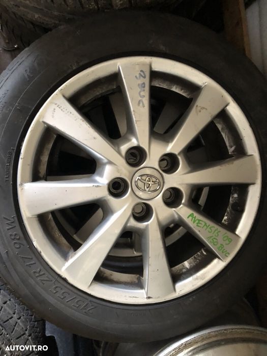 Janta aliaj Toyota Avensis 2009 , 215/55/17 , doar 3 bucati - 1