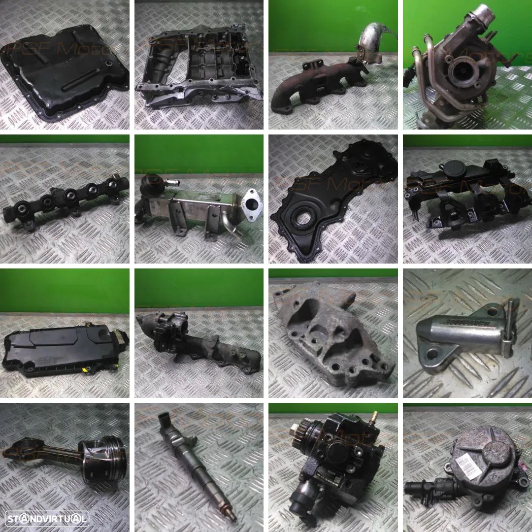 Peças Motor Peugeot Boxer 2.5Tdi 2001 Ref M9T676 - 1