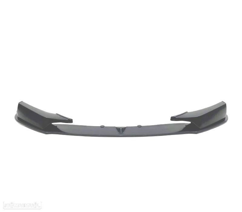 SPOILER LIP FRONTAL BMW F20 F21 11-15 LOOK M PERFORMANCE PRETO MATE - 2