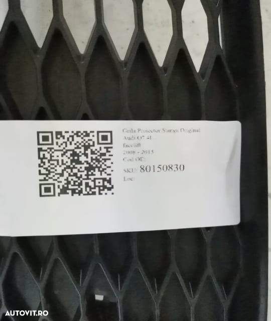 Grila Proiector Stanga Original Audi Q7 4L [facelift] 2008 2009 2010 2 - 4