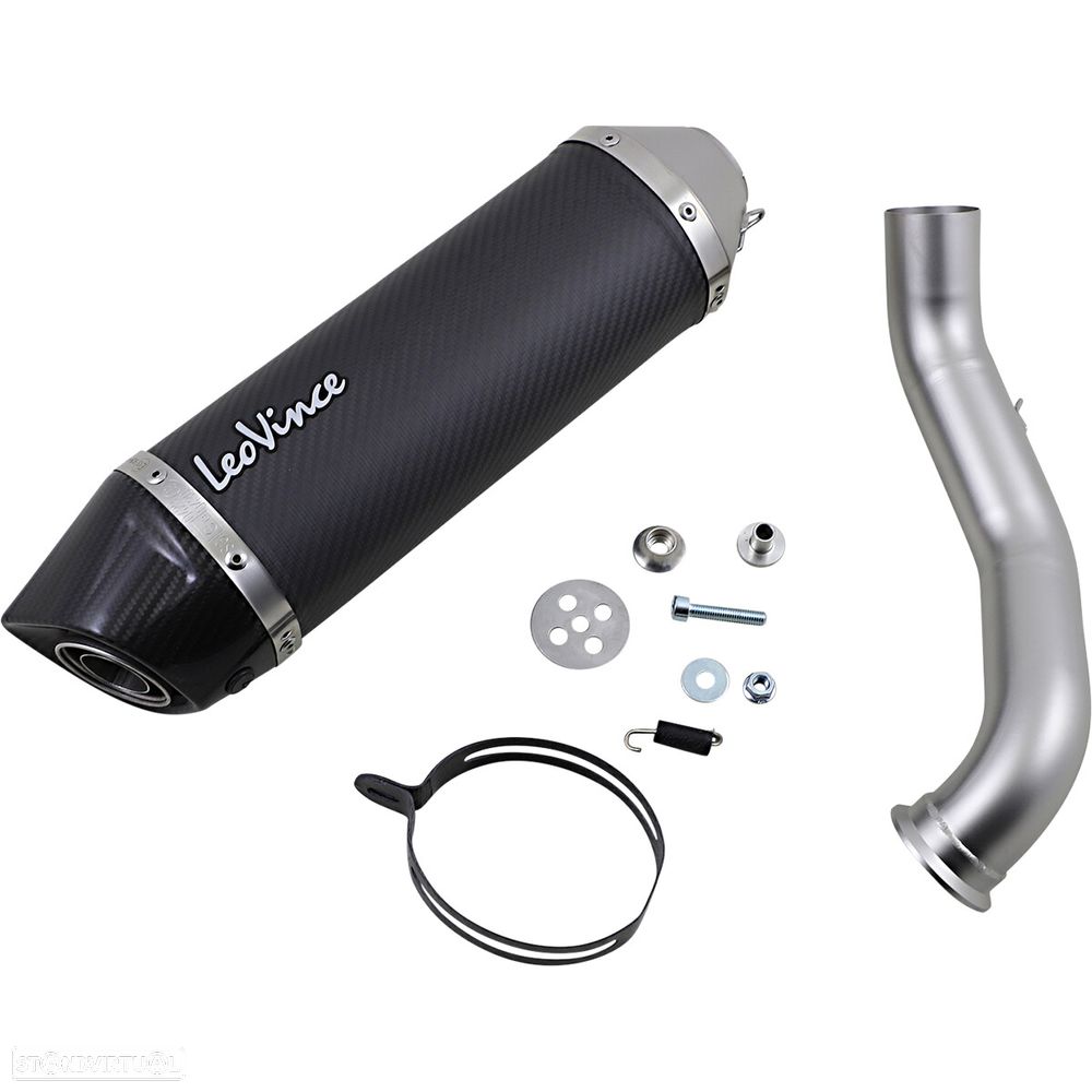 ponteira escape leovince ktm duke 690- 14303e - 1