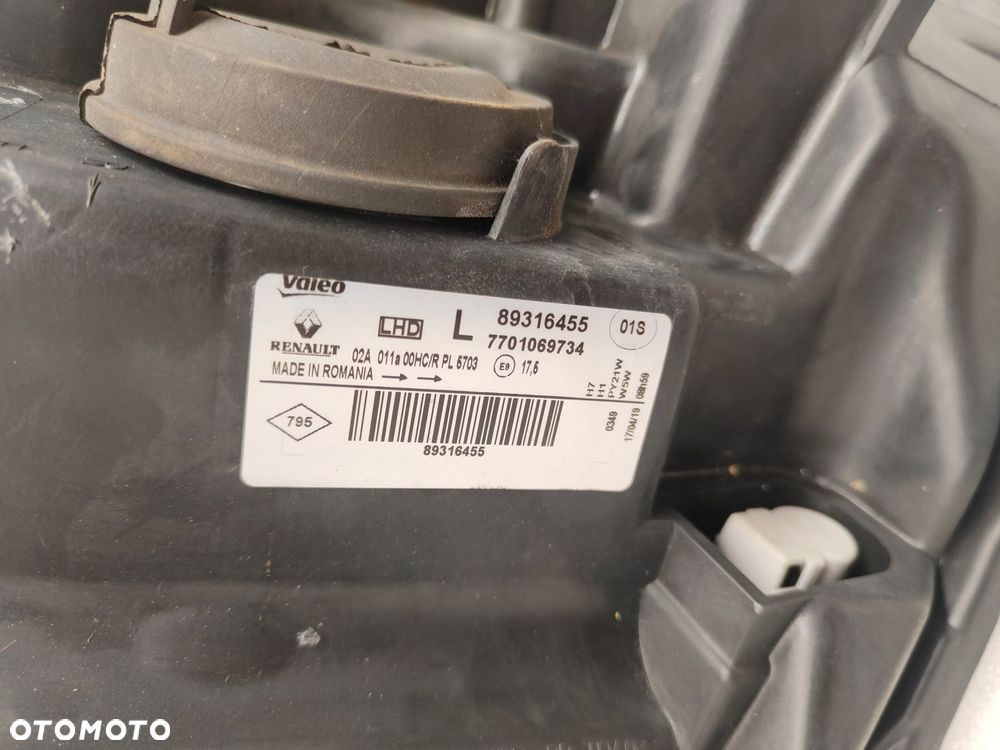 renault modus 2012 lampa zw lewy przód 89316455 - 5