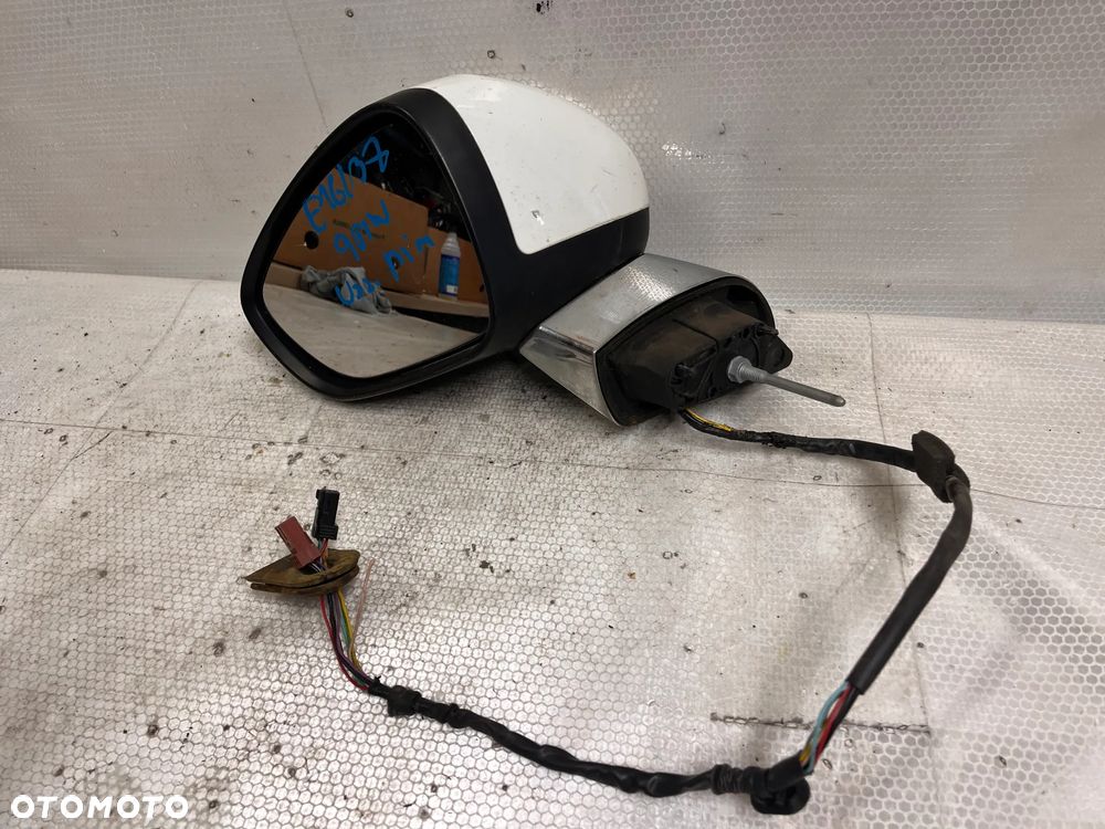 LUSTERKO PRZOD PRZEDNIE ELEKTRYCZNE LEWE CITROEN C3 II BIAŁY EWPA 9PIN USZKODZONY PIN - 3