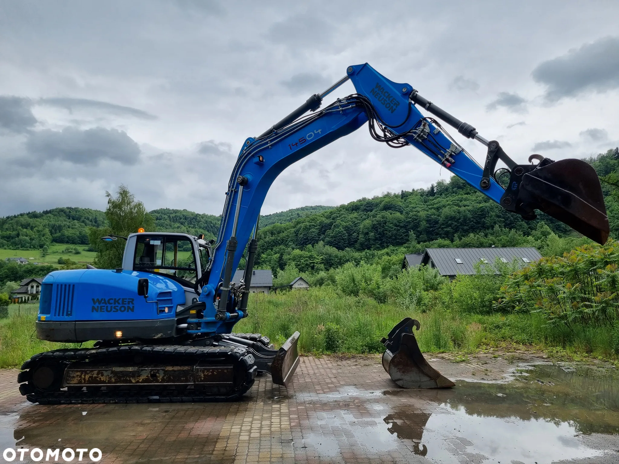 Wacker Neuson 15ton Koparka Gąsienicowa 14504 jak Nowa 2015rok 3300Mtg silnik DEUTZ 105km Oryginał DEKRA serwisy z Norwegii - 4