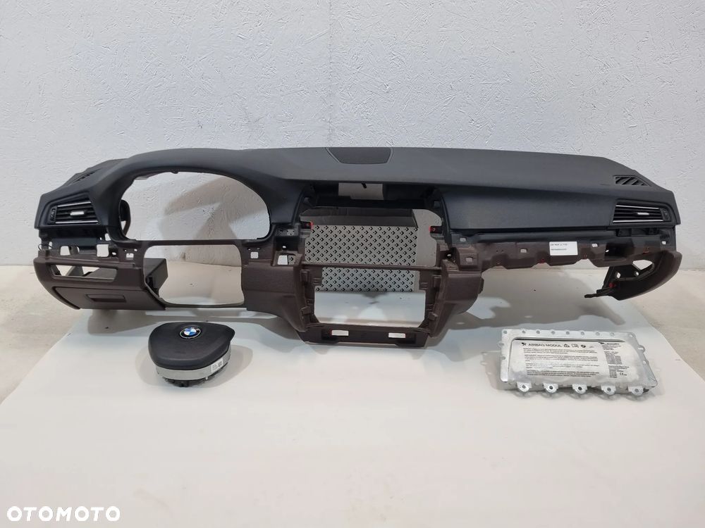 BMW F10 F11 KONSOLA DESKA ROZDZIELCZA HEAD-UP ORYGINAŁ AIRBAG - 2