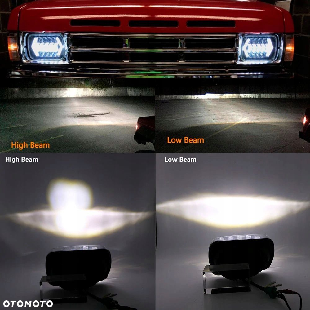 Lampy przednie LED Jeep Cherokee XJ Wrangler YJ - 11