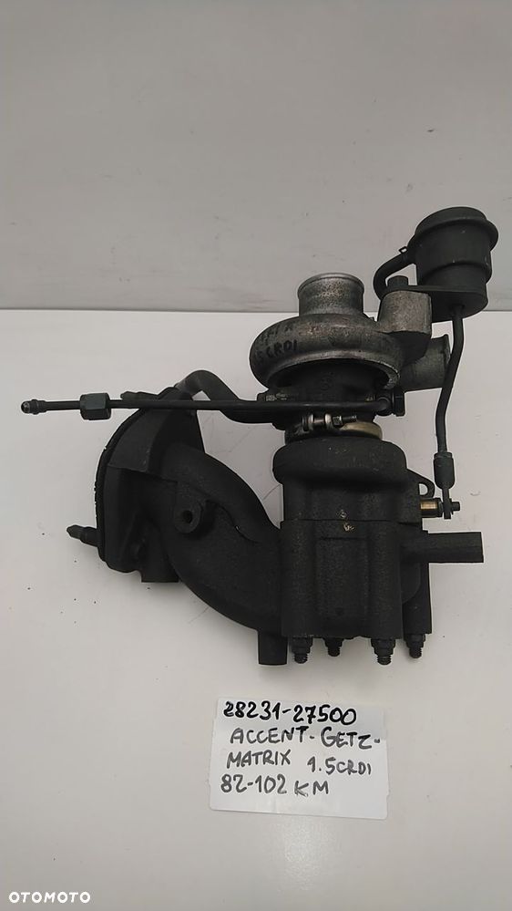 TURBINA 1.5 CRDI 80KM 82KM ACCENT GETZ MATRIX 28231-27500 - 5