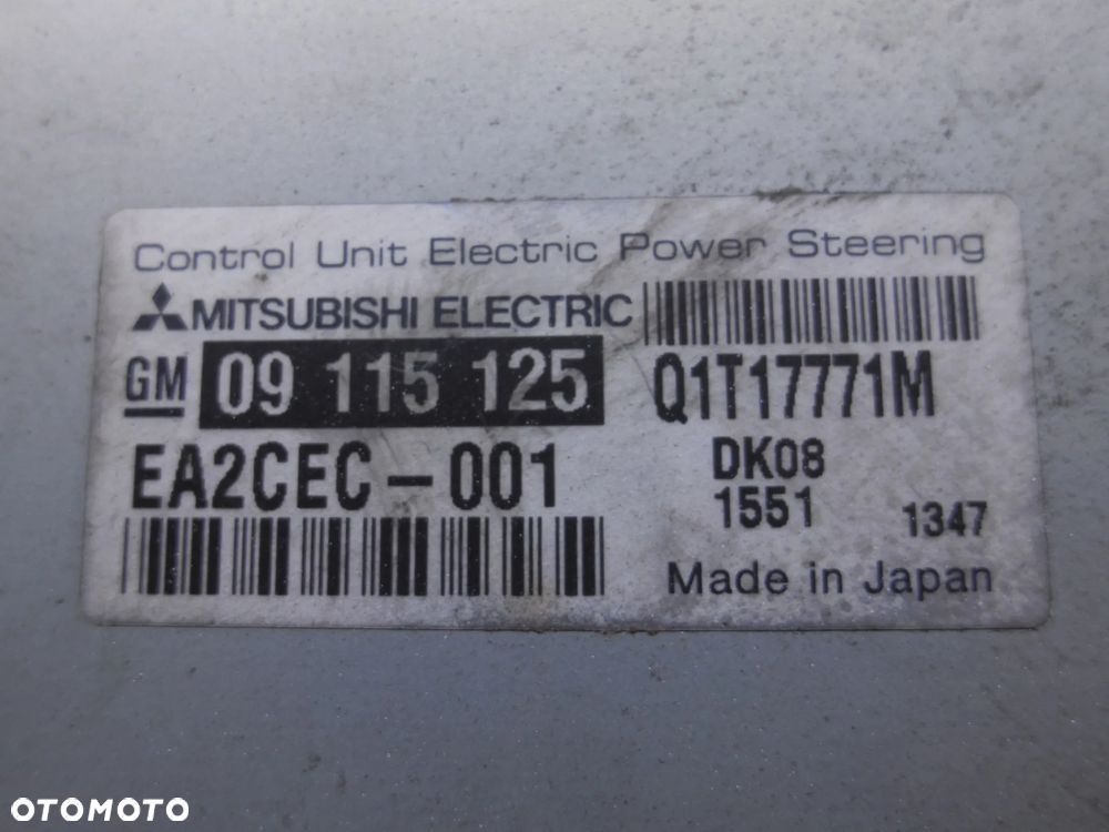 WSPOMAGANIE ELEKTRYCZNE OPEL CORSA C 09115125 24463938 - 2