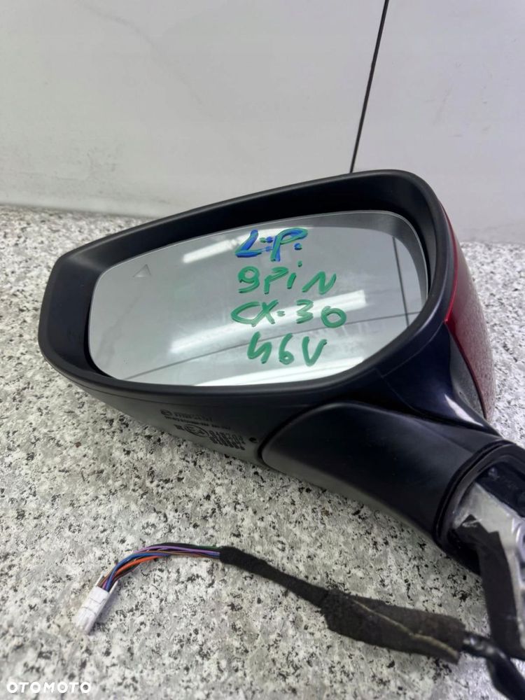 lusterko lewe 9 pin cx30 cx-30 2019-25 46v 46 v - 7
