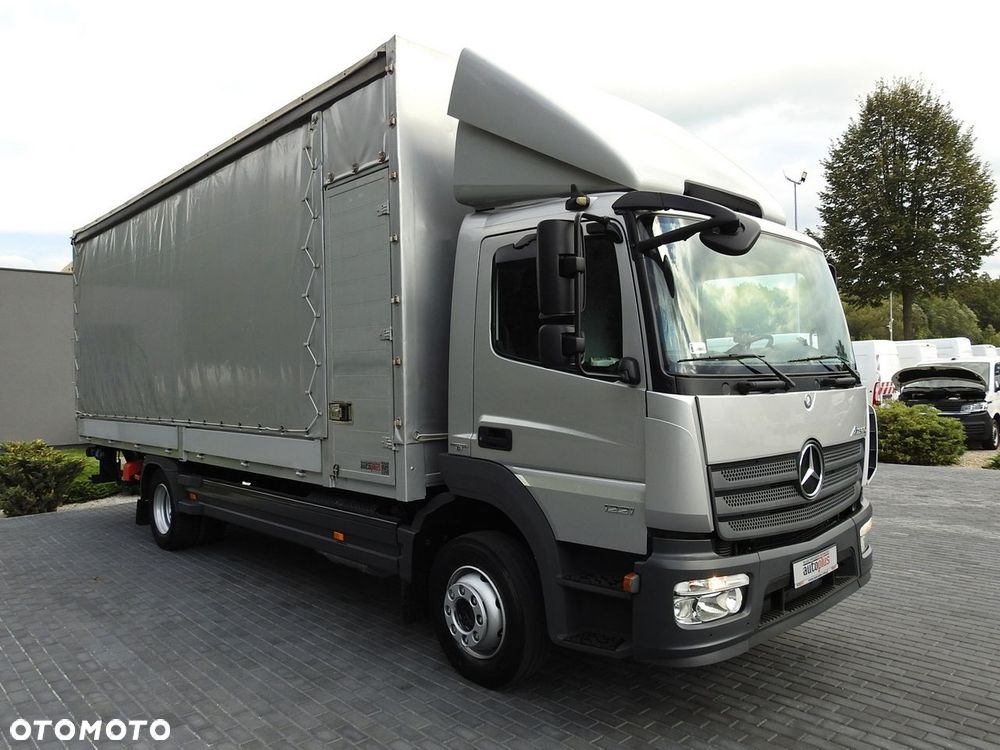Mercedes-Benz ATEGO 1221 PLANDEKA WINDA 16 PALET WEBASTO KLIMATYZACJA PNEUMATYKA BLIŹNIACZE KOŁA  230KM - 5