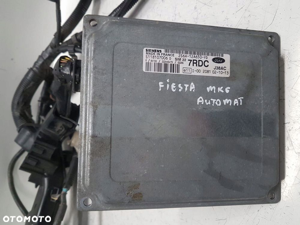 FORD FIESTA KOMPUTER 2S6A-12A650-YD S118107006D - 5