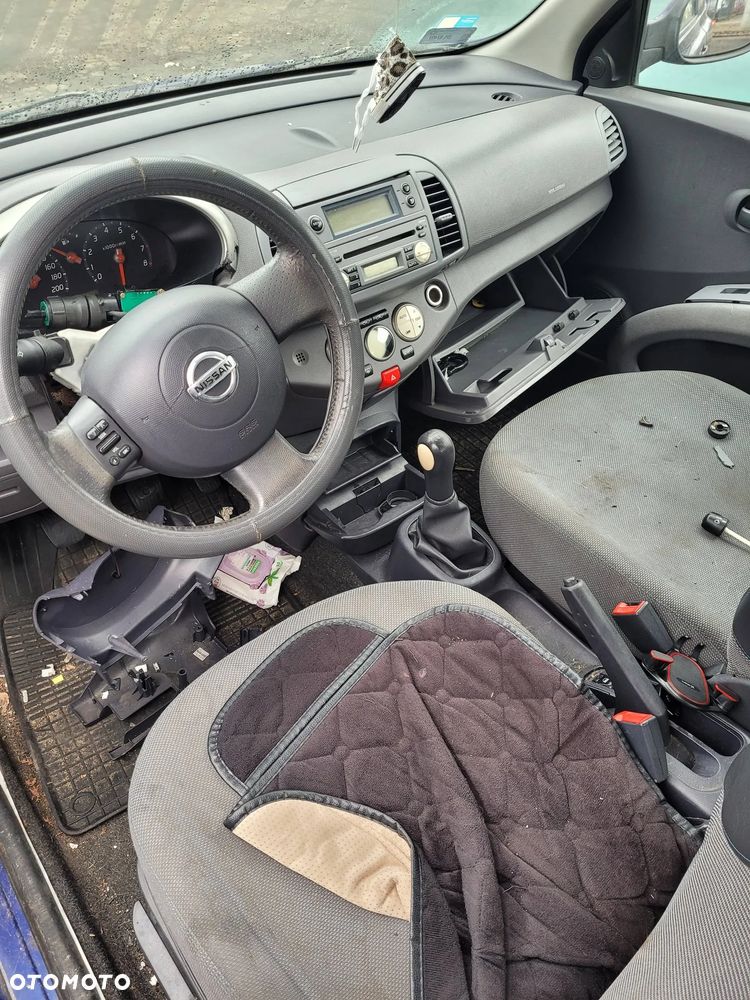 Części- Nissan Micra  Pojemność: 1386  Moc: 65kW  Rok: 2003  Benzyna - 6