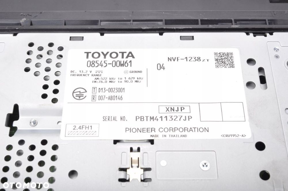 TOYOTA PRIUS III LIFT RADIO NAWIGACJA 08545-00W61 - 6