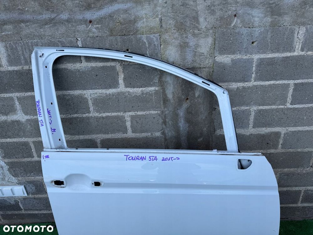VW TOURAN III 2015- 5TA DRZWI PRAWE PRZEDNIE PRAWY PRZÓD EU ORG D93 ŁADNE - 4