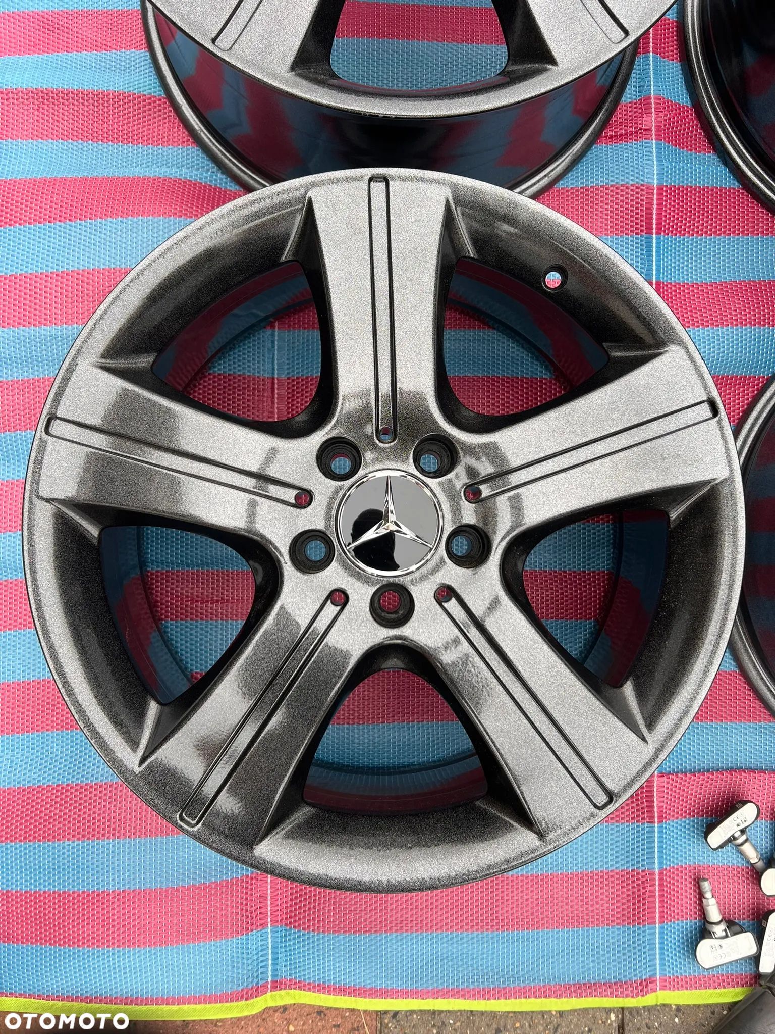 Alufelgi 18 cali oryginalne Mercedes ML GL W164 ori czujniki ciśnienia - 1
