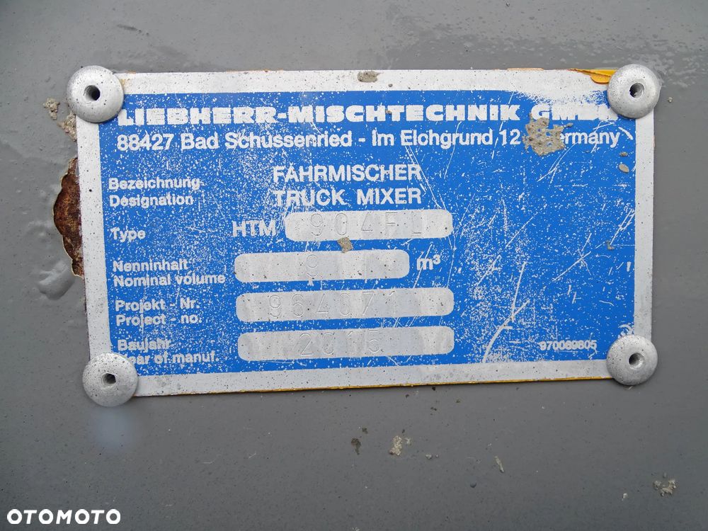 Mercedes-Benz Arocs 3240 Betonomieszarka Liebherr HTM 904FL - 12