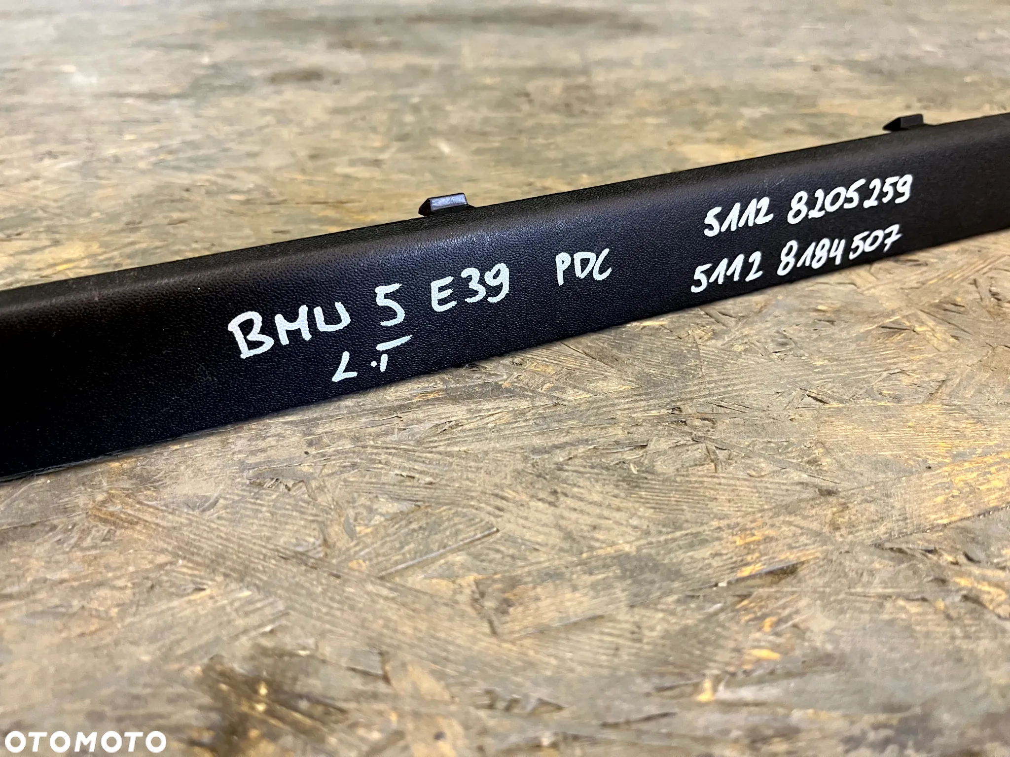 BMW SERIA 5 E39 LISTWA ZDERZAKA LEWY TYŁ LEWA TYLNA PDC 8205259 8184507 - 4