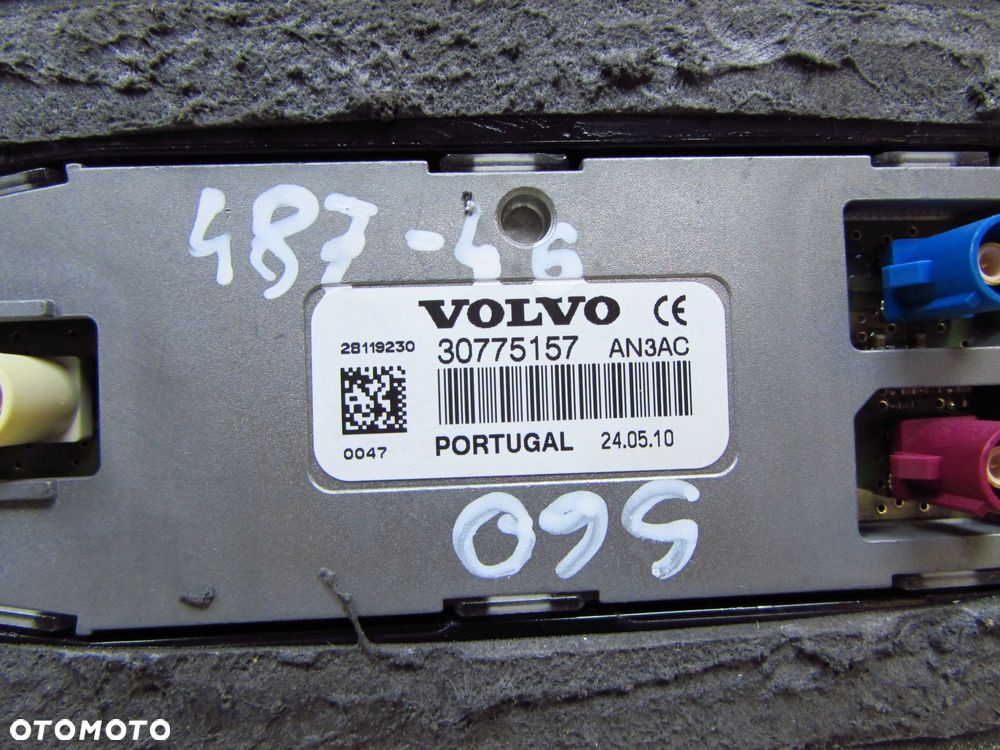 VOLVO S60 II V60 V70 III XC 10-18 PLETWA ANTENA DACHU 30775157 487-46 - 4