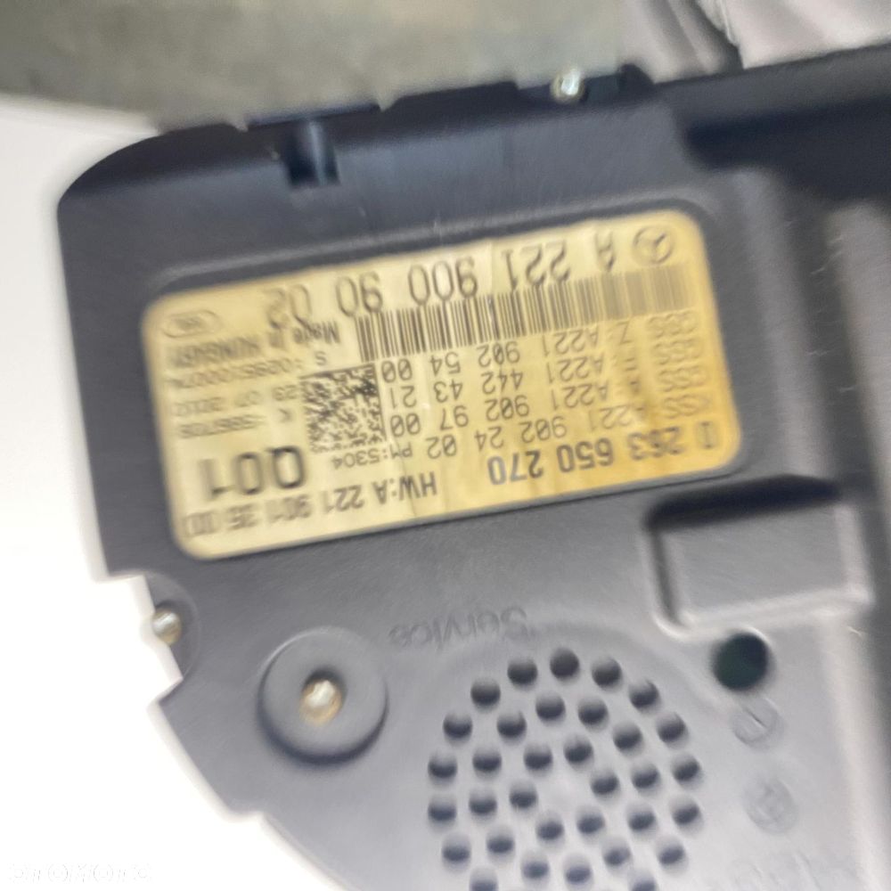 LICZNIK MERCEDES S KLASS W221 LIFT 350 CDI A2219009002 - 6