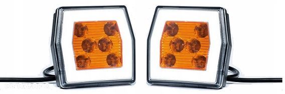 2x Lampa LED przednia kierunek pozycja 12-36v - 1